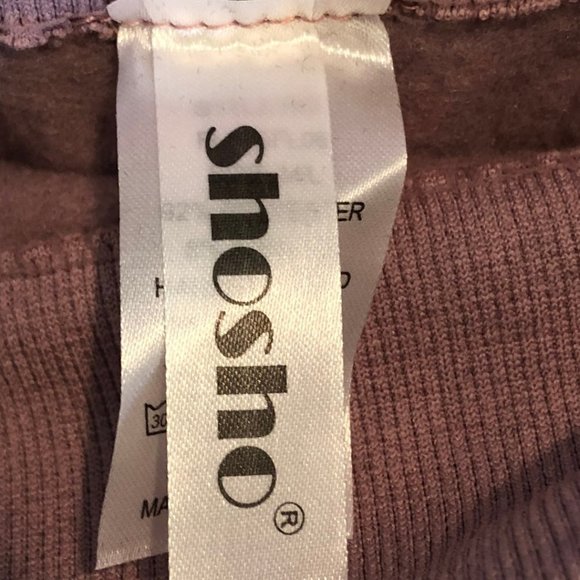 𝅺black Flocked Light Purple Lined Leggings - Picture 5 of 7